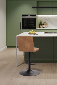 ambiance tabouret pied piston Yuma cognac arrière